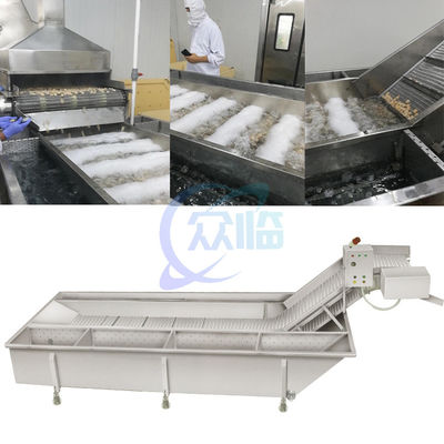 Guter Preis Dämpfte Sushi-Garnelen-Produktionslinie Blanchierte Garnelen-Wasserkühlmaschine Gekochte Garnelen-Kühlmaschine Online