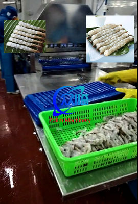 Guter Preis Automatische Tempura-Garnelenstreckmaschine, NOBASHI-Maschine, Garnelenstreckmaschine Online