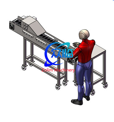Guter Preis Hochgeschwindigkeits-Garnelenverarbeitungsmaschine, Garnelen-Schneidemaschine für Nobashi Online