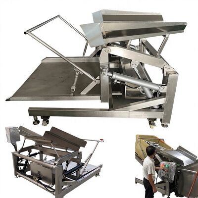 Guter Preis ISO drahtlose Zolim Garnelenverarbeitungsmaschine Automatische Fischhebe Maschine 1000-1500kg Kapazität 380V 3200kg Online