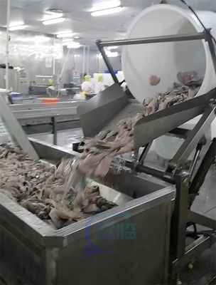 Dauerhafte 2200W Meeresfrüchte Verarbeitungsanlage Verschleißbeständig 300KG
