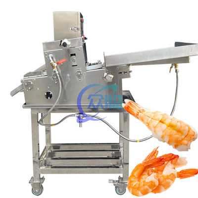 Guter Preis Stabile Industrielle Garnelen Schneidmaschine, Mehrzweck-Garnelenverarbeitungslinie Online