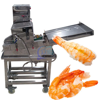 Guter Preis 380V 50Hz Garnelen-Schneidemaschine, Multiscene Garnelenbauch-Öffnungsmaschine Online