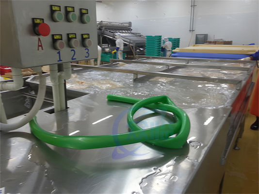 Guter Preis Garnelenreinigungs-Fischverarbeitungsmaschine 5.17KW Verschleißfest Online