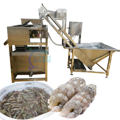 Guter Preis 400-500 kg/h Garnelenreinigungsmaschine praktisch hohe Effizienz Online