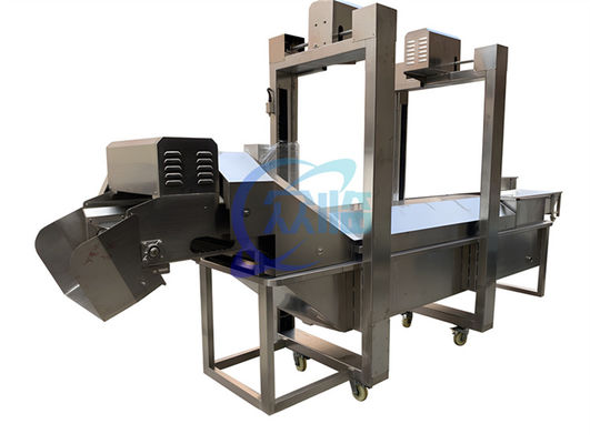 500-600 kg/h Garnelen Kochmaschine mit PLC-Touchscreen