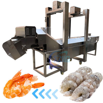 Industrieller Shrimp Tunnel Kocher, SUS304 Shrimp Automatic Tunnel Kochlinie