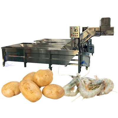 Guter Preis 380V automatische Fischreinigungsmaschine, Multifunktions-Gemüsewascher Online