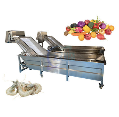 Guter Preis Langlebige Fischwaschmaschine für Meeresfrüchte Multifunktionsmaschine 4200x1600x1200mm Online