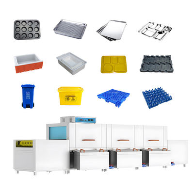 Guter Preis Multifunktionale Korbwaschmaschine praktische SUS304 für Plastikbehälter Online