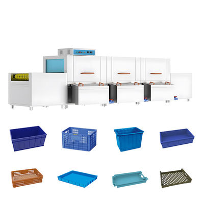Guter Preis CE-Multiscene-Plastik-Palettenwaschmaschine, Korrosionsschutz-Plastik-Kastewascher Online