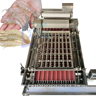 Guter Preis Touchscreen Shrimp Peeling Machine Multiscene 3000W 250-300KG/H Online