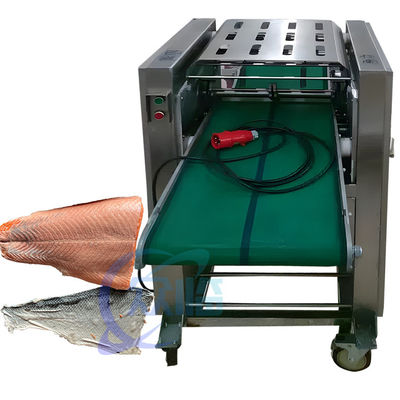 Guter Preis Tilapia-Kalmarhaut-Pellermaschine Automatische Edelstahl-Fischhaut-Entfernung-Peller-Schneiden-Fellmaschine F online
