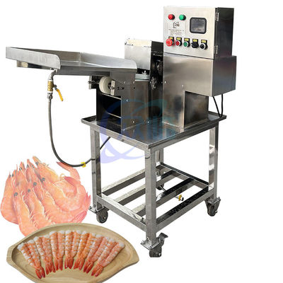 Guter Preis 60-80pcs/Min Cooked Shrimp Sushi Cutting Maschinen-Sushi-Garnelen-Bauch-Schneider Online
