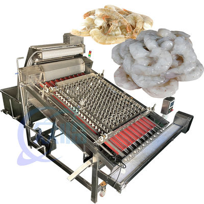 Guter Preis Leistungsfähigkeits-frische Garnele, die Shell Removing Processing Machine, kleinen Garnelen-Schälern abzieht Online