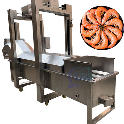 Guter Preis Küchen- und Reinigungslinie für Wasserhummer Industrie-Reinigungsmaschine für Garnelen und Hummer Garnelendampfblechmaschine Online