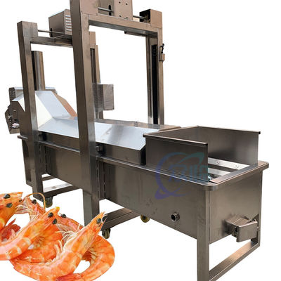 Guter Preis Sushi-Reinigungsmaschine aus Edelstahl, spezielle Garnelenkochmaschine, Gürteldampfblechmaschine Online