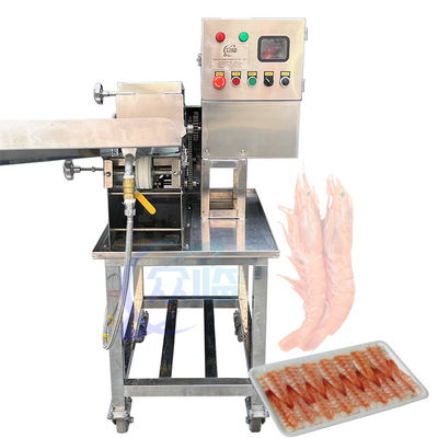 Guter Preis Halbautomatische Sushi-Garnelen-Bauchschneidemaschine Sushi-Garnelen-Schneider Online