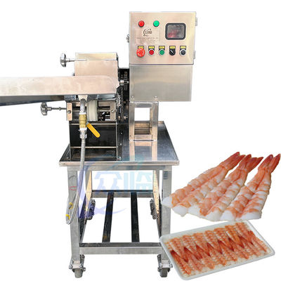Guter Preis Hohe Präzisions-Wassergarnelen-Werkzeugmaschine-Sushi-Garnelen-Schneidemaschine Online