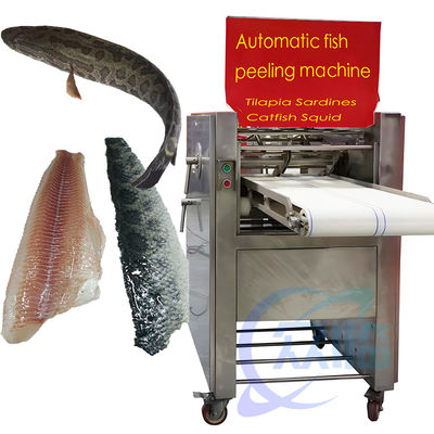 Guter Preis Stabil SUS304 Fischschälmaschine Halbautomatische Sardinenreinigungsmaschine Online