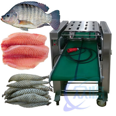 Guter Preis 50Hz 3P Fische Haut Reinigungsmaschine Korrosionsschutz 300-400KG/h Online