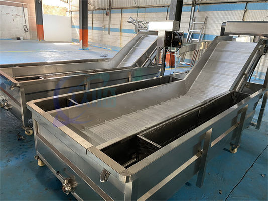 Vollautomatische Krebsfrüchte und Gemüse Reinigungsmaschine Meeresfrüchte Hochdruckblasenreinigungsmaschine
