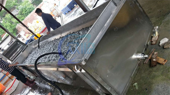 Vollautomatische Meeresfrüchte-Blasenreinigungsmaschine Nahrungsmittelreinigungs-Verarbeitungslinie Multifunktionsschalenreinigungsmaschine