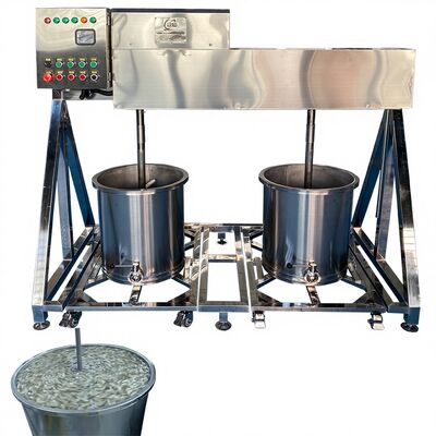 Guter Preis Dauerhafte automatische Getriebe-Dampfmaschine SUS304 1200kg Kapazität 380V für Garnelenmischer online
