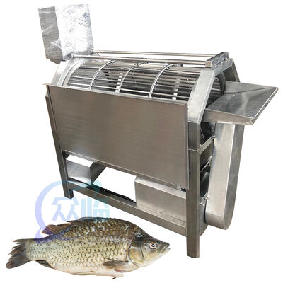 Guter Preis ISO 220V kommerzielle Fischschälmaschine, Edelstahl-Fischdarm entfernen Maschine online