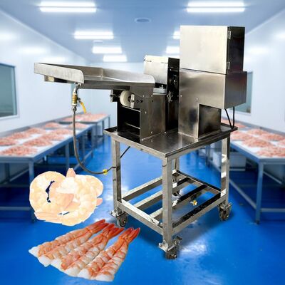 Guter Preis Smart Shrimp Cutting Machine SUS304 Anti-Korrosions-Skrabenschneidegerät CE-Zertifizierung Sushi Shrimp Cutter für Meeresfrüchte online