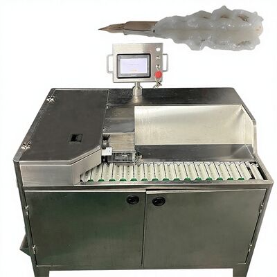 Guter Preis 1.55KW praktische Shrimp Peeling Maschine Edelstahl 304 Shrimp Deveining Maschine für Garnelen Fabrik Garnelen Peeler online