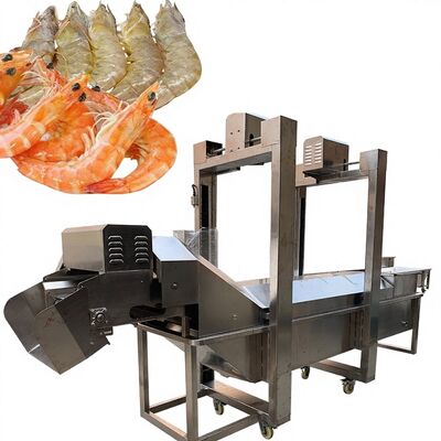 Guter Preis ISO SUS304 Mehrzweck-Garnelenverarbeitungsmaschine 380V Garnelen Kochkanal 3,7KW Automatische Blanchiermaschine online