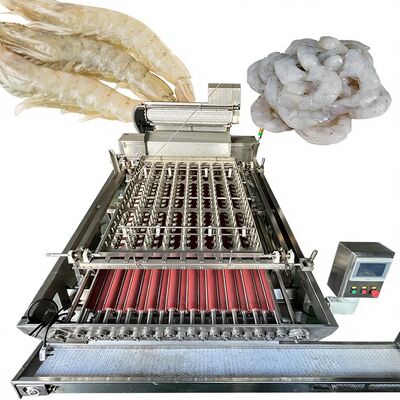 Guter Preis Industrielle automatische Garnelen- und Garnelenschälmaschine mit Pumpe aus 3000 Watt Edelstahl 304 150-250 kg/h Kapazität online