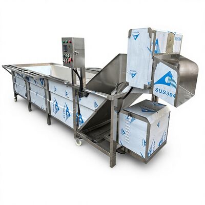 Guter Preis Automatische Auftauchmaschine für gefrorene Meeresfrüchte und Fisch 4300x1500x1200mm 700-1500kg Kapazität online
