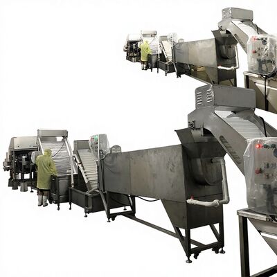 Guter Preis Zolim Automatische Garnelen-Entkopf-Linienentfernungsmaschine und Kopfentfernungssystem 10,8 kW 380 V für die Garnelenverarbeitungs-Produktionslinie Online