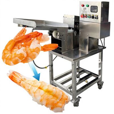 Guter Preis Sushi Shrimp Cutting Machine für Meeresfrüchte und Shrimp Belly Cutter 0,4KW Shrimp Back Cutting Machine 50-70Pcs/Min Sushi EBI Cutter Online