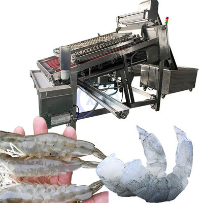Guter Preis Automatische weiße rote Garnelen-Schälmaschine-frisches gefrorenes Garnelen-Schälmaschine-Garnelen-Fleisch-Trennzeichen Online