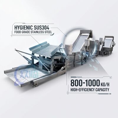Guter Preis Smart Shrimp Processing Equipment SUS316 2000-2500KG 2.2KW 50Hz For Seafood Factory online