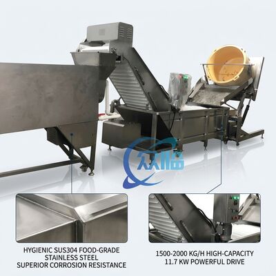 Guter Preis Large Scale Shrimp Deheading Machine SUS304 500-800KG 2.2KW 380V For Catering Factory online