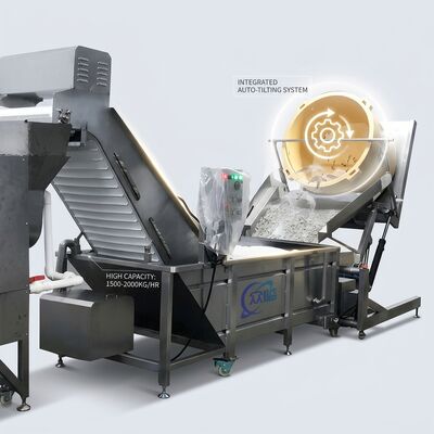 Guter Preis Neue Design Fischverarbeitungsanlagen Ausrüstung Lebensmittelqualität SUS304 1500-2000KG 9,0KW 60Hz online