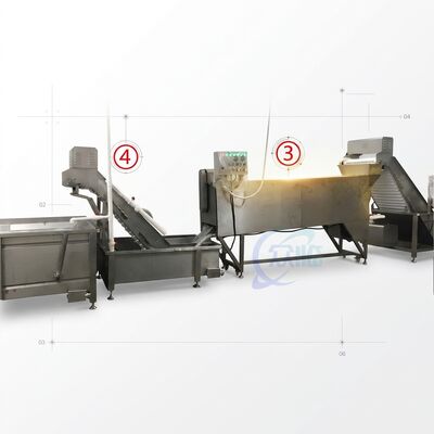 Guter Preis Hochgeschwindigkeits-Garnelenkopf-Körperseparator gegen Korrosionen SUS316 1200-1800KG 0,8KW 440V online