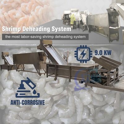 Guter Preis Advanced Shrimp Head Separation Machine SUS304 2000-2500KG 15KW 440V For Seafood Export Company online